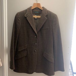 COPY - Lauren Ralph Lauren wool tweed blazer. Size 10.